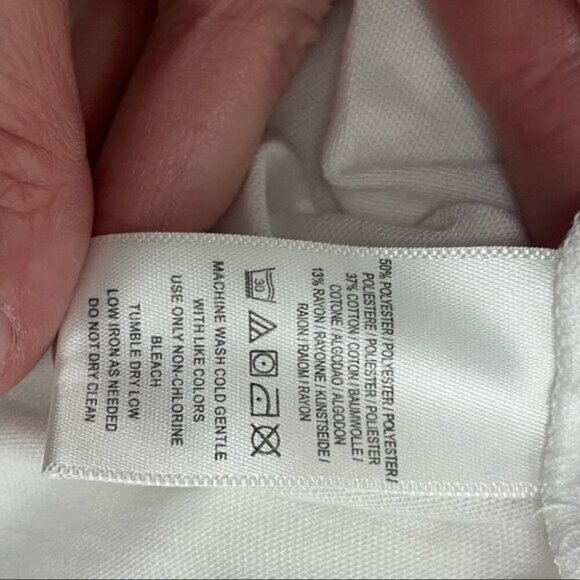 NWT Free People Movement White Pacific Long Sleeve Top Tee Size XS New W Tags - Picture 8 of 9